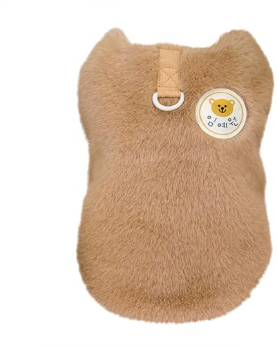 Izefia Ropa de Suéter para Perros Sudadera de Lana Cálida para Invierno Pijamas Suaves Chaleco de Oso para Perro Pequeño Gato Mediano