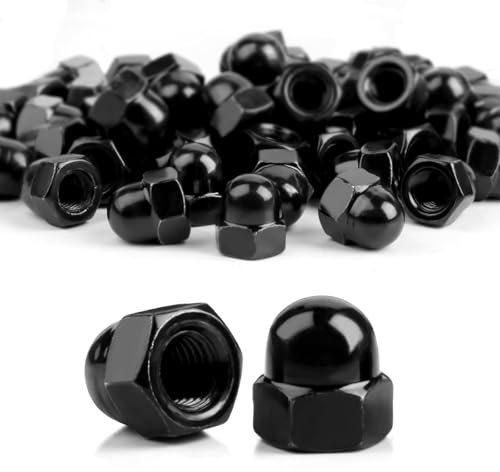 BCENG Tuercas Ciegas de M8 50 Piezas Tuercas Ciegas Galvanizadas Hexagonal Tuercas ciegas de Hardware M8 Tapa Tuerca Tuerca Bellota Tuercas de Sombrerería para Tornillos Roscadas Pernos Roscados