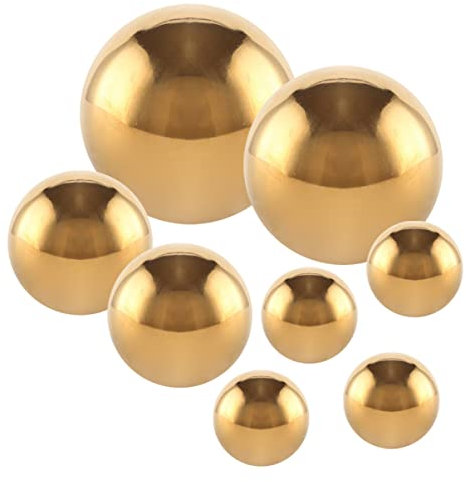 CIMAXIC Boules Miroir Réfléchissantes Sphère De Jardin 8pcs Globe Ornement Boule Extérieure