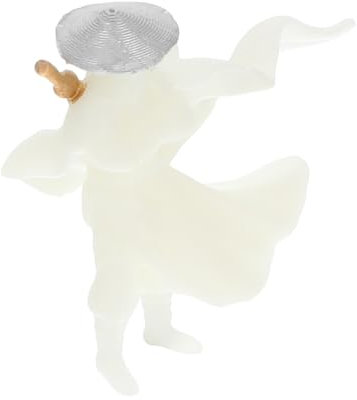 HIAKDOFT Figurine Ancienne E Chinois pour Micro- Décoration Miniature en Résine Sculpture Vintage Ornement pour Jardin et Bureau