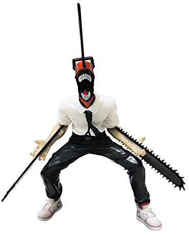 Figura de anime Denji 18.5cm Denji Figura de acción Modelo PVC Estatua de dibujos animados Ornamentos de escritorio Piezas de colección, Regalos para fans de anime