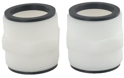 Adattatore per tubo da piscina da 3,8 cm per Intex e per piscine fuori terra Coleman, connettore diviso in PVC con raccordo a L per guarnizioni ad anello, compatibile con tubi per pompa per piscina