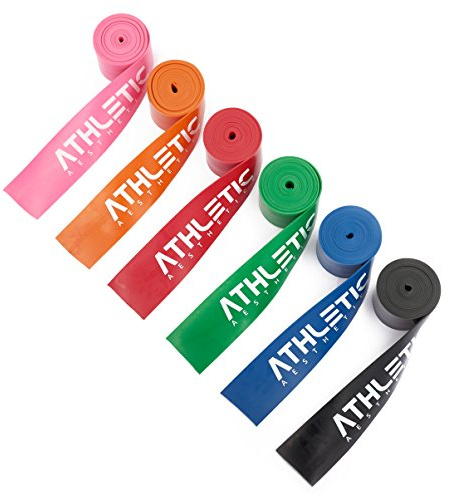 Floss Band/Voodoo Band + Übungsanleitung [2m] für Physiotherapie, Triggerpunktbehandlung und zur Selbstmassage - ATHLETIC AESTHETICS (blau)