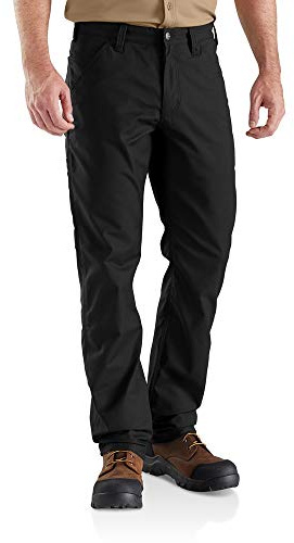 Carhartt, Herren, Rugged Professional-Serie Rugged Flex Lockere Canvas-Arbeitshose, Schwarz, W34/L36