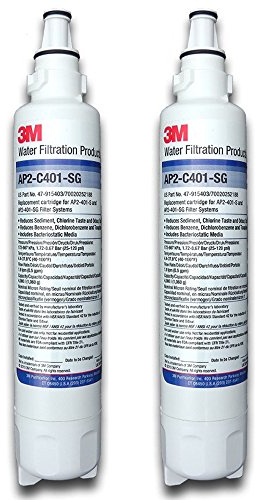 3M AP2-C401-SG Water Filter Cartridge ¦ Lincat FC02 Filter Cartridge for FilterFlow Automatic Water Boilers (2 Pack)