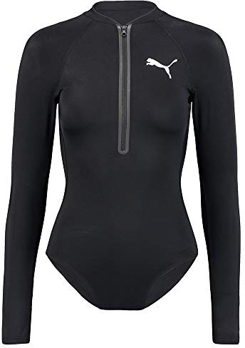 PUMA dam lamgar surfdräkt långärmad, Svart, XL