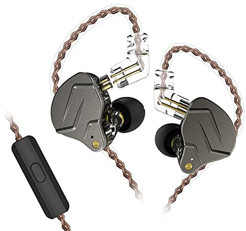 CCA KZ ZSN Pro Dual Drivers 1BA 1DD In Ear Ohrhörer HiFi Power Bass Earbuds Kopfhörer High Clarity Sound Wired Ohrhörer mit abnehmbarem Kabel für Audiophile Musiker