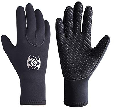 RZJZGZ SLINX 3mm Neoprene Wetsuit Gloves for Men Women Thermal Non-slip Wear-resistant Swimming Surfing Fishing Diving Gloves Kayaking Canoe Gloves