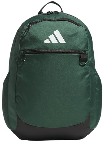 adidas Unisex Striker Team Sports Backpack for soccer and more, workout bag for men and women, Dark Green/3.0 (36l), One Size, Striker Team Sports Backpack for Soccer and More, Workout Bag for Men and