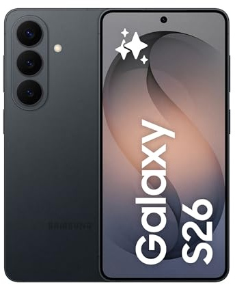 Samsung Galaxy S26 Smartphone AI, 256GB, 3 anni di Garanzia, Processore Avanzato, Assistente Foto, Creative Studio, Camera 50 MP, 4300 mAh, Black [Versione italiana]