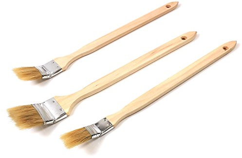 Extra Long Radiator Brush Set | Angled Head Decorating Tool