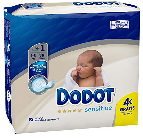 DODOT Protection Sensitive Pañales Talla 1 - 28 Unidades