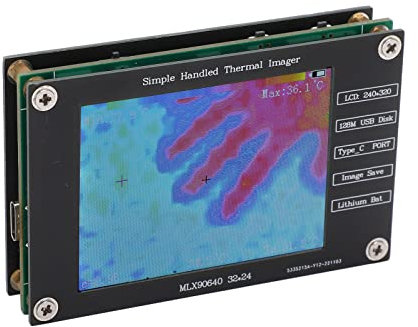 Okuyonic Thermal Imager Telecamera a infrarossi, termocamera portatile Thermal Imager Schermo LCD 2,8 pollici per uso industriale