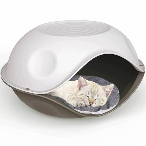 Mighty Cat Dog Bed Windproof Outdoor Plastic Shelter Pet Kitten House Kennel POD