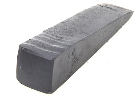 Aqbau® Coin fendeur de 4 kg pour bois, cales forestières, cales d'abattement, coin fendeur forgé en acier massif, coin de propulsion, cale bûchette, cale de remplacement, fendage de bois