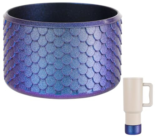 Gosknor Botte en Silicone Sirène, Pare-Chocs de Botte en Silicone Manchon de Botte en Silicone pour Bouteille d'eau Botte de Protection en Silicone pour Accessoires de la Coupe Stanley