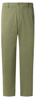 Pepe Jeans Pantalones Chinos Ajustados de Sarga para Hombre, Verde (Verde Militar), 30, Verde (Verde Militar), 42