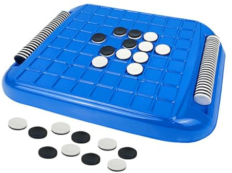 Dranng Othello-Spiel,Strategie-Schachspiel,Lernspielzeug Schwarz-Weiß-Schachspiel - Reversi Brain Teaser Familienspaßspiel für 2 Spieler zur Förderung des logischen Denkens
