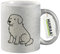 Huuraa tasse à café Chien de montagne des Pyrénées Mug Cadeau Argent 330ml Chien de montagne des Pyrénées Présent