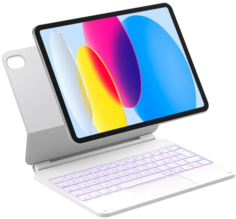 Inateck Tastatur Hülle für iPad 11(A16)/10. Gen, Freitragender Ständer