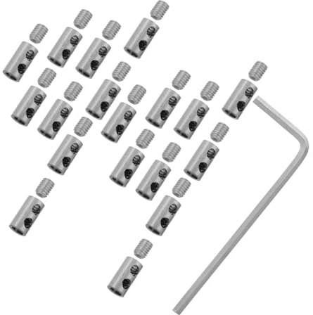 Alipis Bloqueo De Cable De Acero Sujetadores De Cables Bloqueo De Cortos Para Proyectos Domésticos Sujetadores De Alambre Metálico Uso Eléctrico