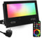 Projecteur Led, équivalent 400W, Changement de Couleur Rgbw 120 Couleurs, Synchronisation, Projecteurs Extérieurs 4000 lumens, Blanc Chaud Rgb 2700K, Ip66 étanche