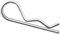 100 Pcs Stainless Steel Cotter Pins, R Clips Split Pins for Automotive, Machinery, Construction,2*40 mm