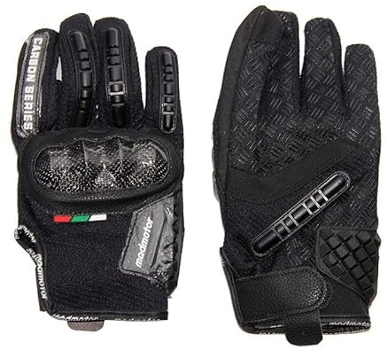 Mud Defeater Motor Kinder Handschuhe Motocross Motorrad Downhill Bike MTB Mountainbike madmotor Offroad schwarz (M)