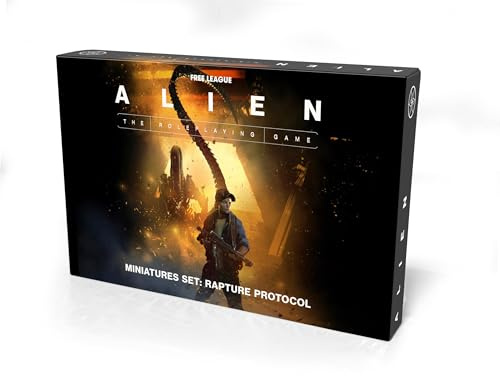 Free League Alien RPG Miniatures Set: Rapture Protocol - 20 Figures for Sci-Fi Horror Roleplaying