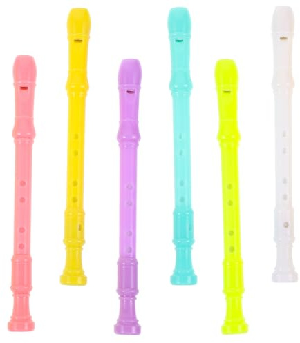 WEKADRIN 6 pièces Lot de Stylos Gel Créatifs Flûte à Bec Encre Lisse Pointe Fine pour École Bureau et Cadeaux Scolaires