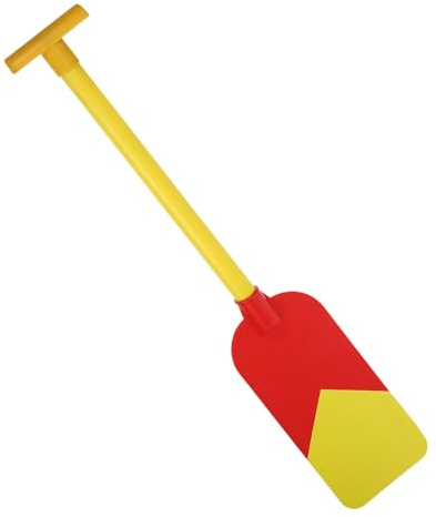 TOYANDONA Pagaie pour Bateau en Plastique 60 Cm Rouge et Jaune, Rame pour Barque à Rames, Accessoire de Spectacle Garçon et Filles, Outil de Performance pour Kayak et Aviron