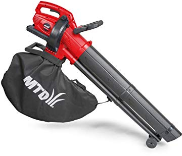 MTD - Aspirador y soplador de Hojas con batería de Iones de Litio de 40 V - BLBV40 (sin batería ni Cargador)
