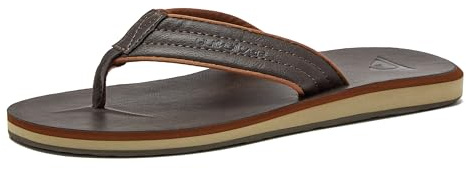Quiksilver Men's Carver Nubuck Sandal, Brown/Brown/Brown, 8 UK