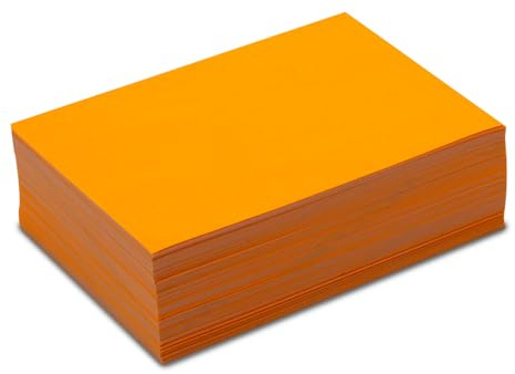 younikat 150 neonorange etiketter 10 x 7 cm - dv730