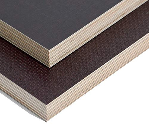 9mm Multiplex Zuschnitt Siebdruckplatten Multiplexplatten Zuschnitte Melaminbeschichtet Birke Bodenplatte Holz Braun Grau (Breite 40 cm, Länge 30 cm)