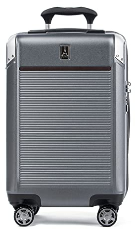 Travelpro Platinum Elite Hardside Expandable Spinner Wheel Luggage TSA Lock Hard Shell Polycarbonate Suitcase, Vintage Grey, Carry-on 21-Inch, Platinum Elite Hardside Expandable Spinner Wheel Luggage