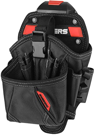 Diggers Tools - Akkuschrauber Holster Werkzeugtasche - [ Größe L ] Flexibel Kombinierbare Werkzeugtasche Gürtel - Hochwertige Gürteltasche Werkzeug für Elektriker, Dachdecker & Zimmerer