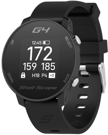 Shot Scope G4 - GPS Golf Watch - Dynamic Yardages To Green - Distance To Dogleg/Layup Points