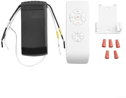Oniissy 1Sets Ceiling Fan & Light Remote Control Kit Fan Timing Speed,Ceiling Fan Lamp Remote Control Kit,Ceiling Fans with Lighting Remote Control Kit, Fan Controller