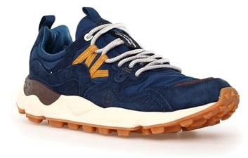 FLOWER MOUNTAIN Yamano 3 Universal Works Blue Trainers - EUR 39