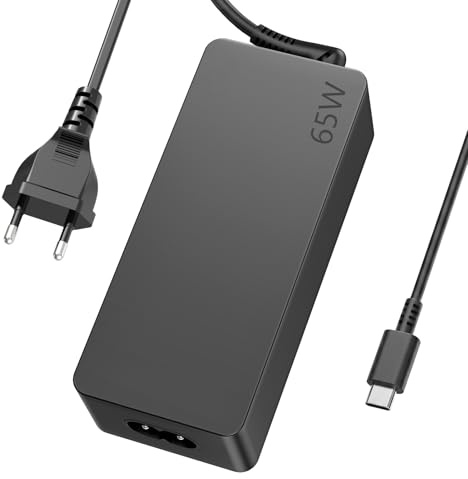 SUNYDEAL 65W HP Ladekabel Laptop USB C Ladegerät Netzteil für HP Dell Lenovo Thinkpad ASUS Acer Huawei Samsung Surface MacBook Type C Charger mit PD 3.0 QC Schnellladegerät