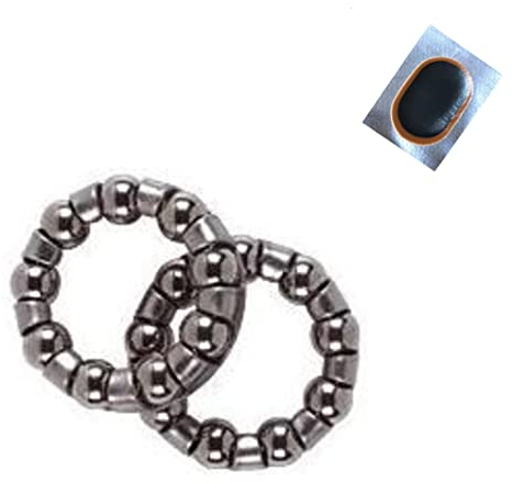 2 Stück Thompson Fahrrad Kugellager Keiltretlager A40 Ø 35 mm 1/4 inkl. 1 x Schlauchflicken