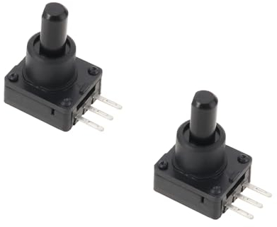 VGOL 2PCS Potentiometer Kompatibel mit Thrustmaster 458 Spider 458 Italia T80 RS T80 488 GTB Edition für Rennspiel-Lenkrad 17,1 X 15,6 Mm Schwarz