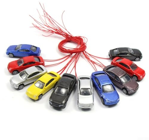 Zoegneer 10 piezas H0/TT iluminado modelo tren figuras y piezas de decoración para 1:87 45 * 16 * 11 MM