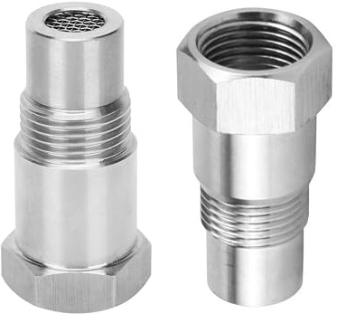 Flaconi Auto Sauerstoffsensor Adapter,Lambdasonde Adapter,Oxygen Sensor Extender,Oxygen Sensor,Sauerstoffsensor Adapter M18,die Meisten Fahrzeuge mit M18 x 1,5-Löchern für Sauerstoffsensoren Passt