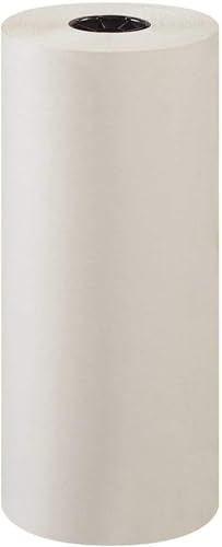 24 Wide x 1700' Long 30# Newsprint Roll Shipping Wrapping Stuffing Packaging Paper Wrap Rolls White (24 Wide)