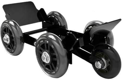 MNEVZX Trasloco Auto Strumenti mobili per Lo Spostamento Carrelli per Ruote Portatili Carrello per Ruote per Auto Design multicuscinetto Cric Pieghevole Ruota di Supporto eletrico