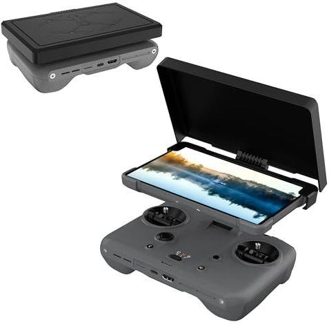 CYNOVA Mavic 4 Pro Sun Hood für Mavic 4 Pro zubehör,Sonnenblende für DJI RC Pro 2 controller,2x schutzfolie for Mavic4 Pro Drone Controller Bildschirmschutz,drohnen zubehör