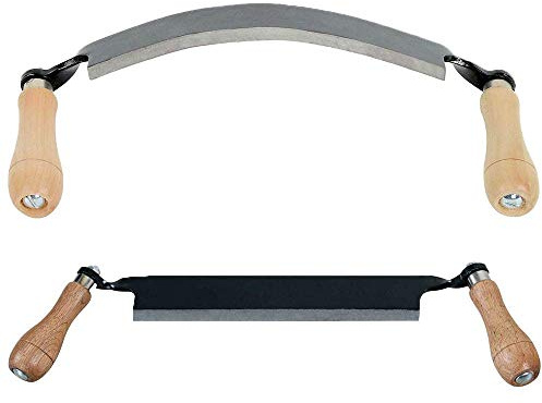 Timber Tuff 10 Curved Blade Draw Shave & 8 Straight Blade Draw Shave Tool