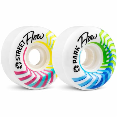 Bont Skates - Flow Skate Park Roller Skate Wheels - Ramps Street Bowls Outdoor Recreational Quad Skating -Street 89A - Set of 4 Wheels (Street 89A - Set of 4 Wheels)